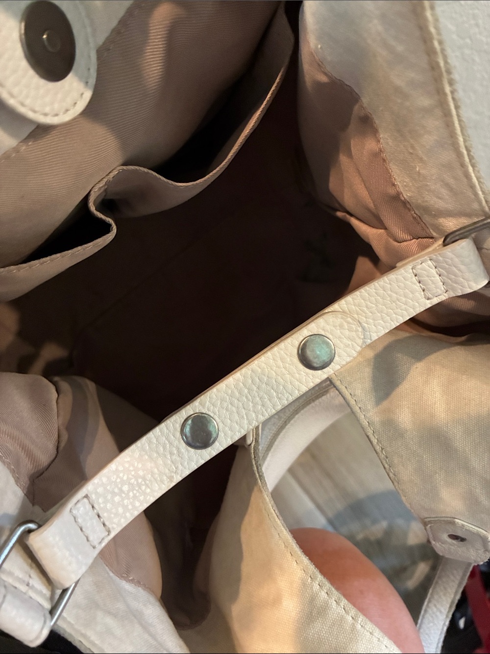 The Sak Cream and Natural Woven Shoulder Bag - Picture 9 of 9
